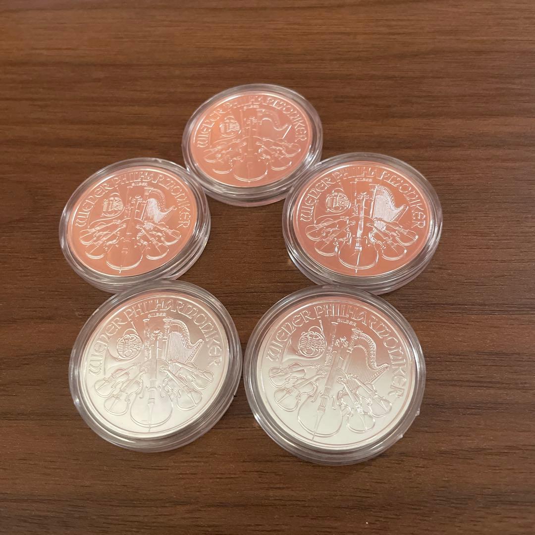 2013年 オーストリア「ウィーン・フィルハーモニー」1オンス 銀貨5枚