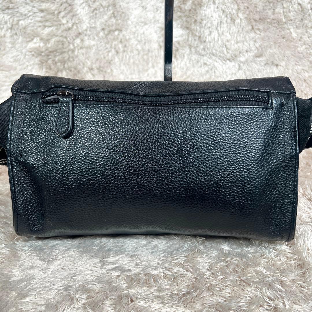 販売終了品 イアパピヨネ 《本革》柄ワイドテープショルダーバッグ ボディバッグ