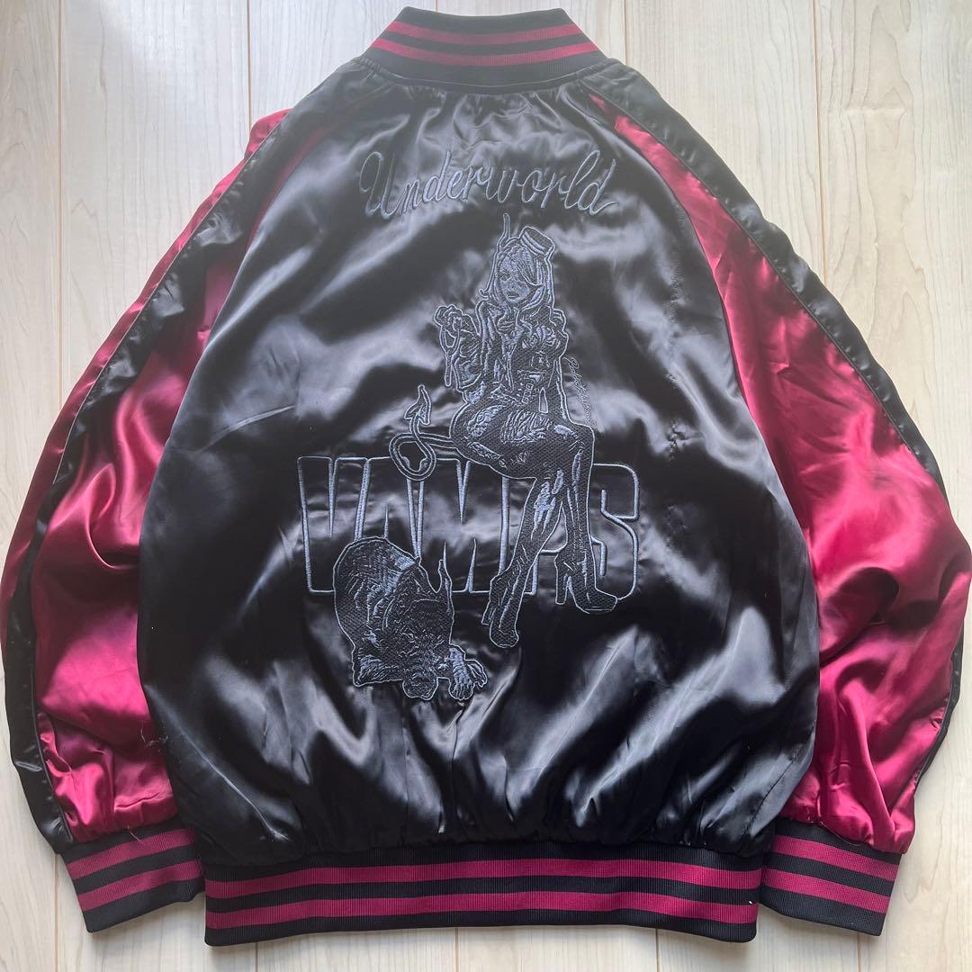 VAMPS スカジャン【UNDERWORLD数量限定特別BOX付属品】黒/赤 - メルカリ