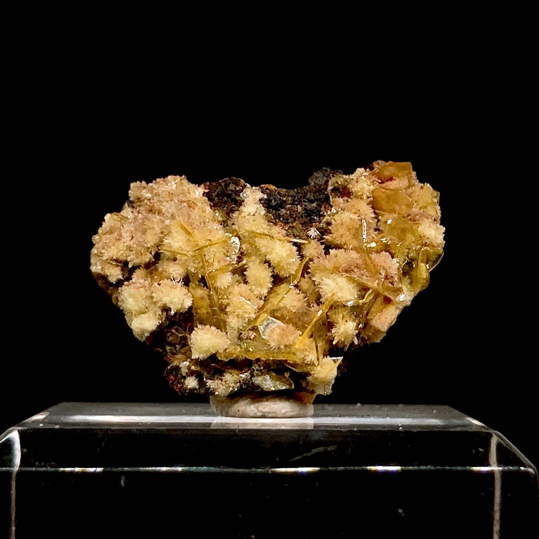 メ*ー様 ウルフェナイト&ミメタイト 原石 鉱物標本 天然石 238