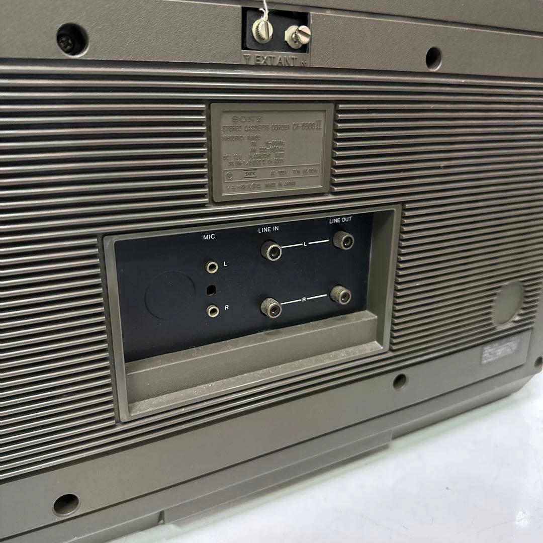 CF-6500 SONY ラジカセ ソニー ラジオ カセット 昭和 レトロ - メルカリ