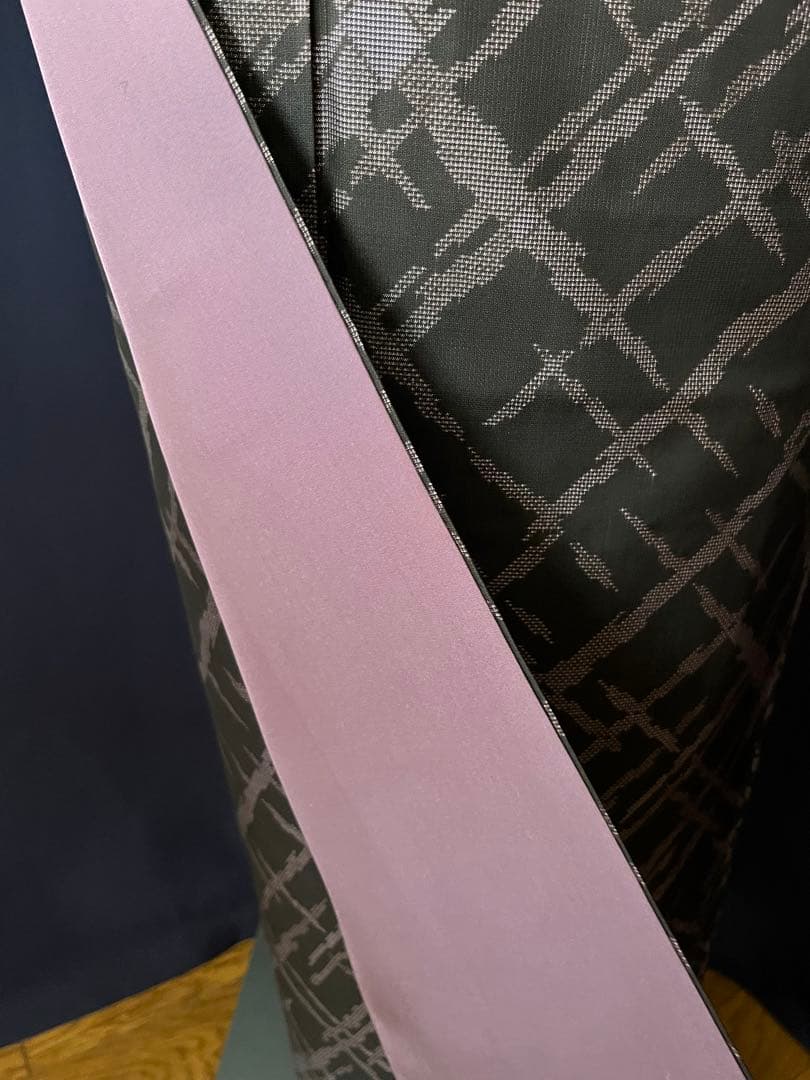 本場大島紬・名古屋帯セット】 スタイリッシュ 本泥染め9マルキ 吉祥文