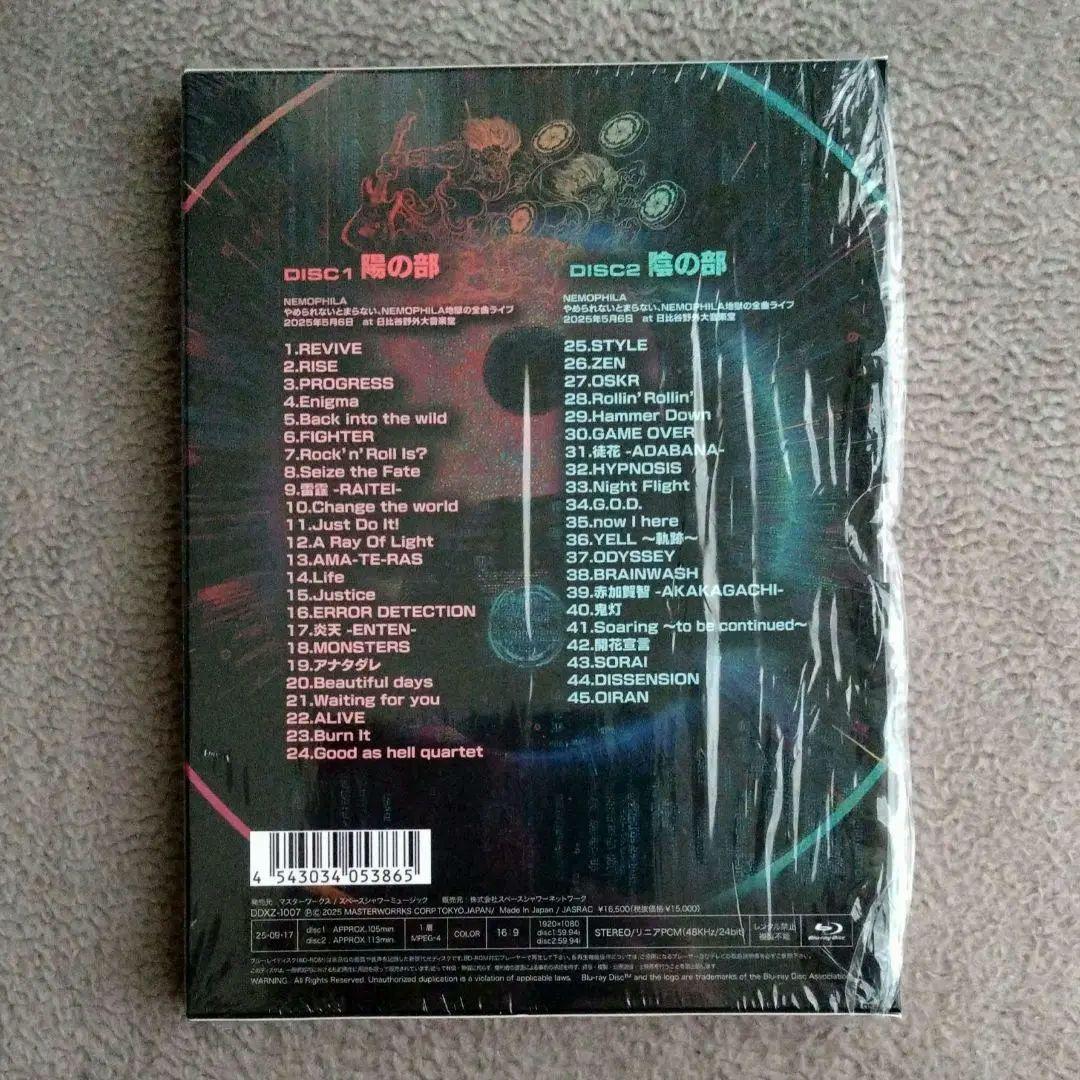 NEMOPHILA 直筆サイン入り Blu-ray 地獄の全曲ライブ ブルーレイ CD