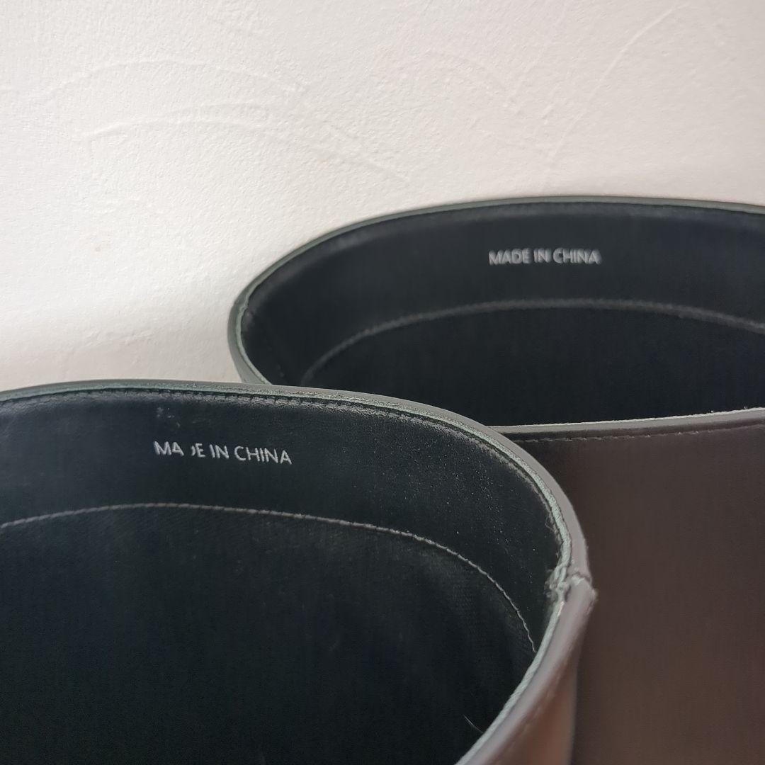 【試着のみ新品】24.5cm studio doe ロングブーツ ブラック黒39