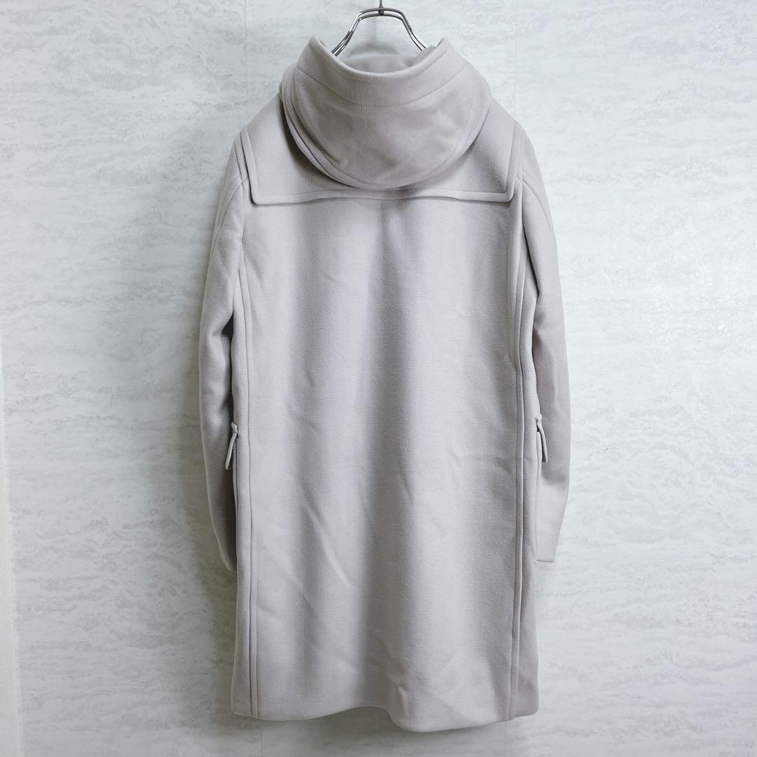 エストネーション』ダッフルコート カシミヤ混 グレージュ ダブル