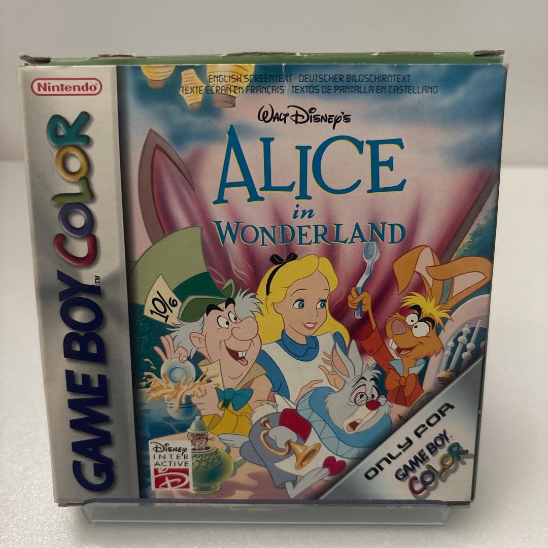 アリスインワンダーランド　海外GBCソフト Alice in Wonderland[北米版GBC](中古)不思議の国のアリス（箱説付き