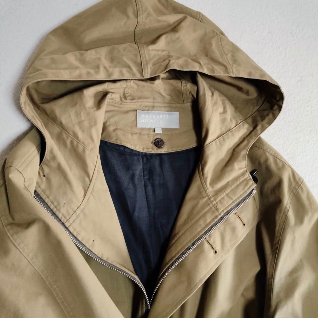 極美品 マーガレットハウエル モッズコート フーデットコート ライナー
