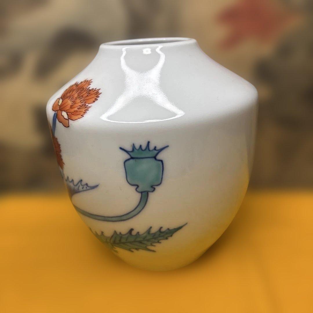 今泉今佑衛門 花瓶 錦芥子花瓶 箱付A1 - メルカリ