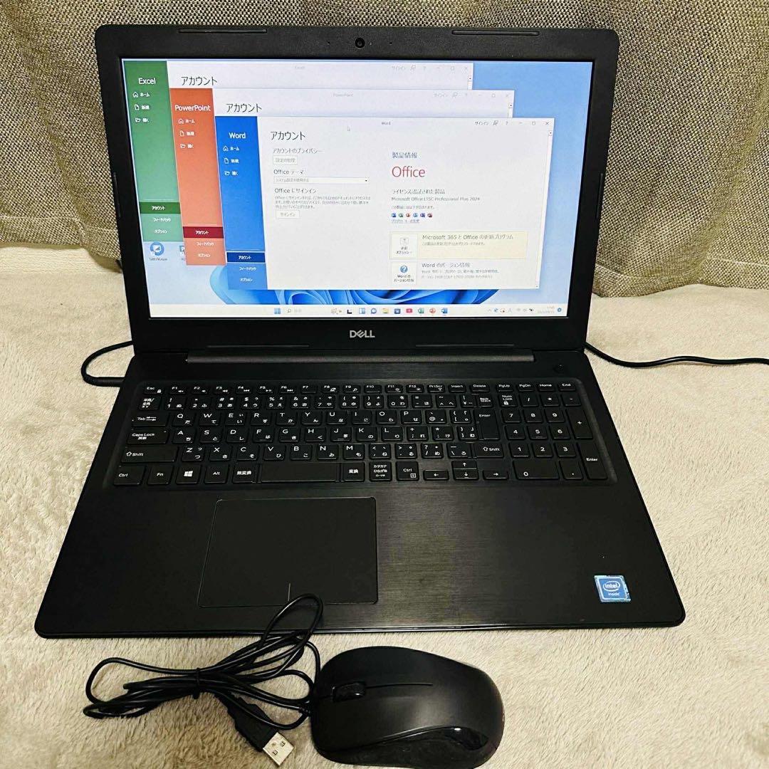 S107 DellノートパソコンSSD高速WEBカメラWindows11オフィス - メルカリ