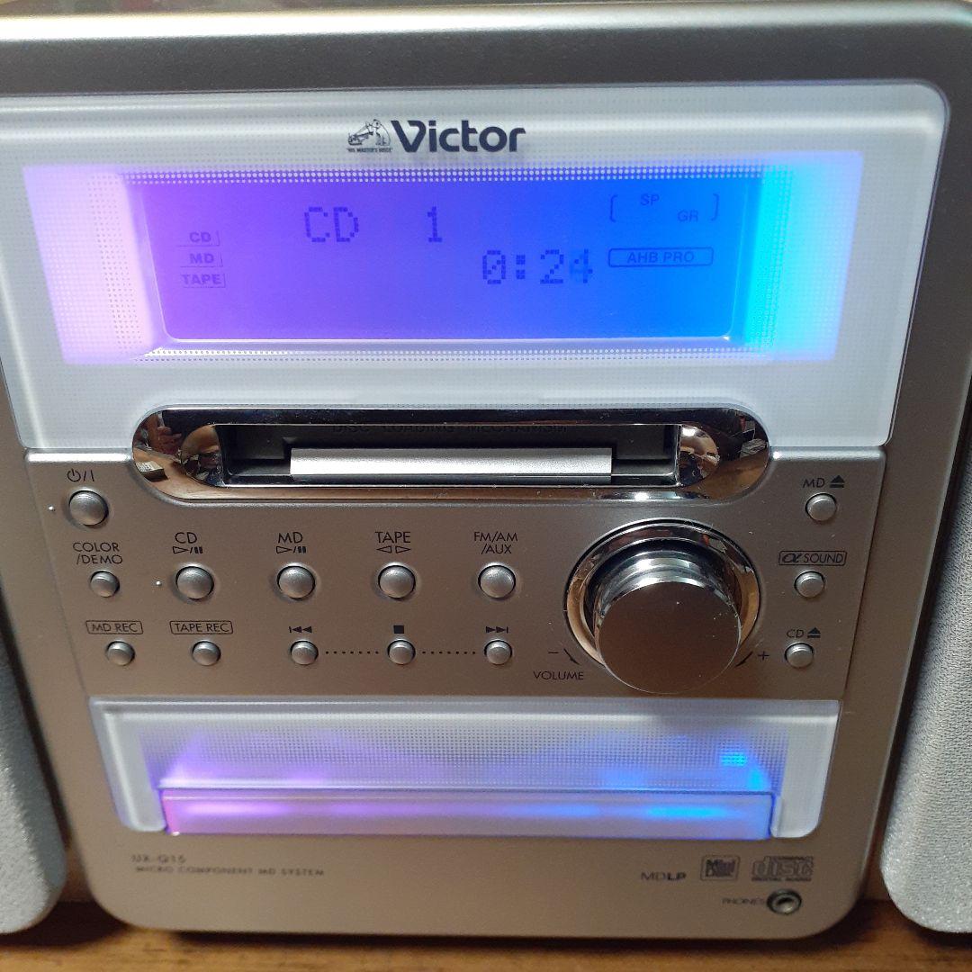 稼働品】Victor MD/CD/カセット対応コンポ CA-UXQ15-M - メルカリ