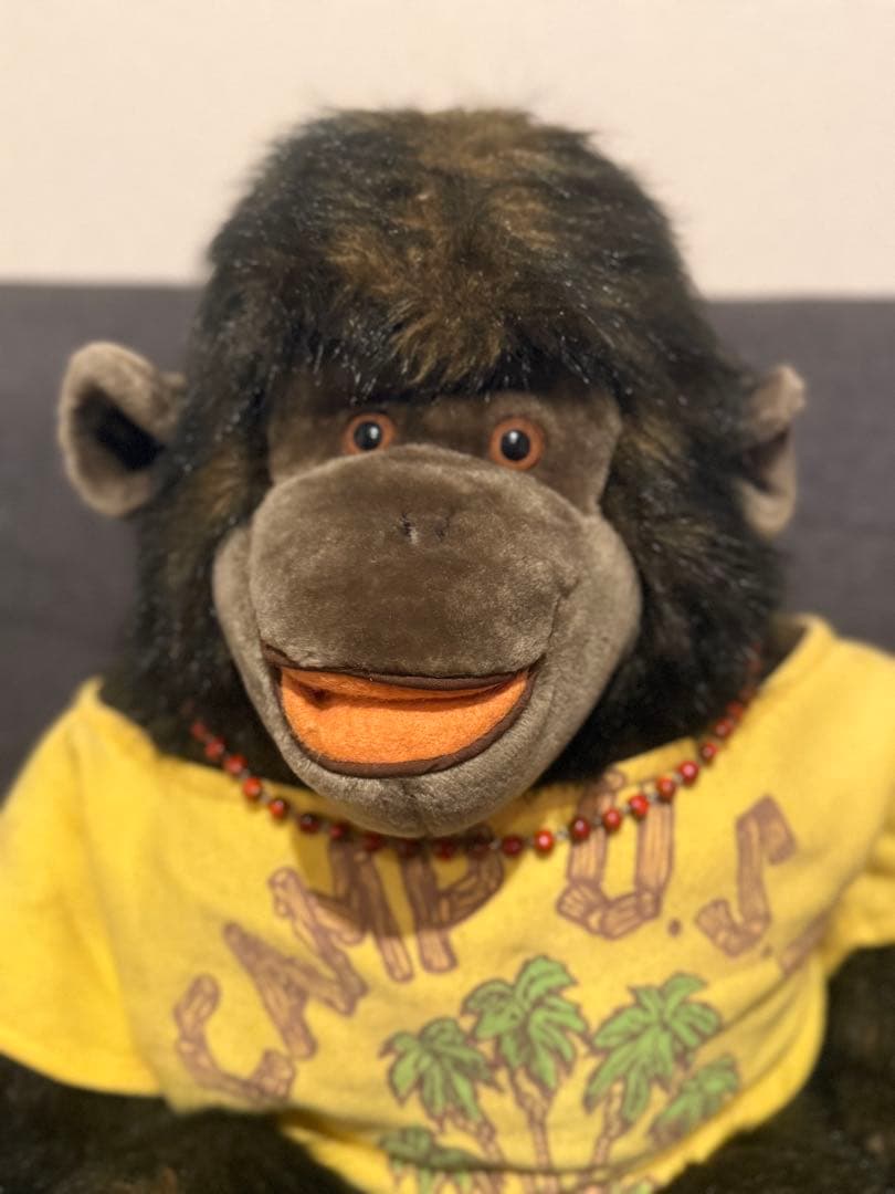 レトロ】ゴリラ チンパンジー 特大 ぬいぐるみ campUSA アンティーク