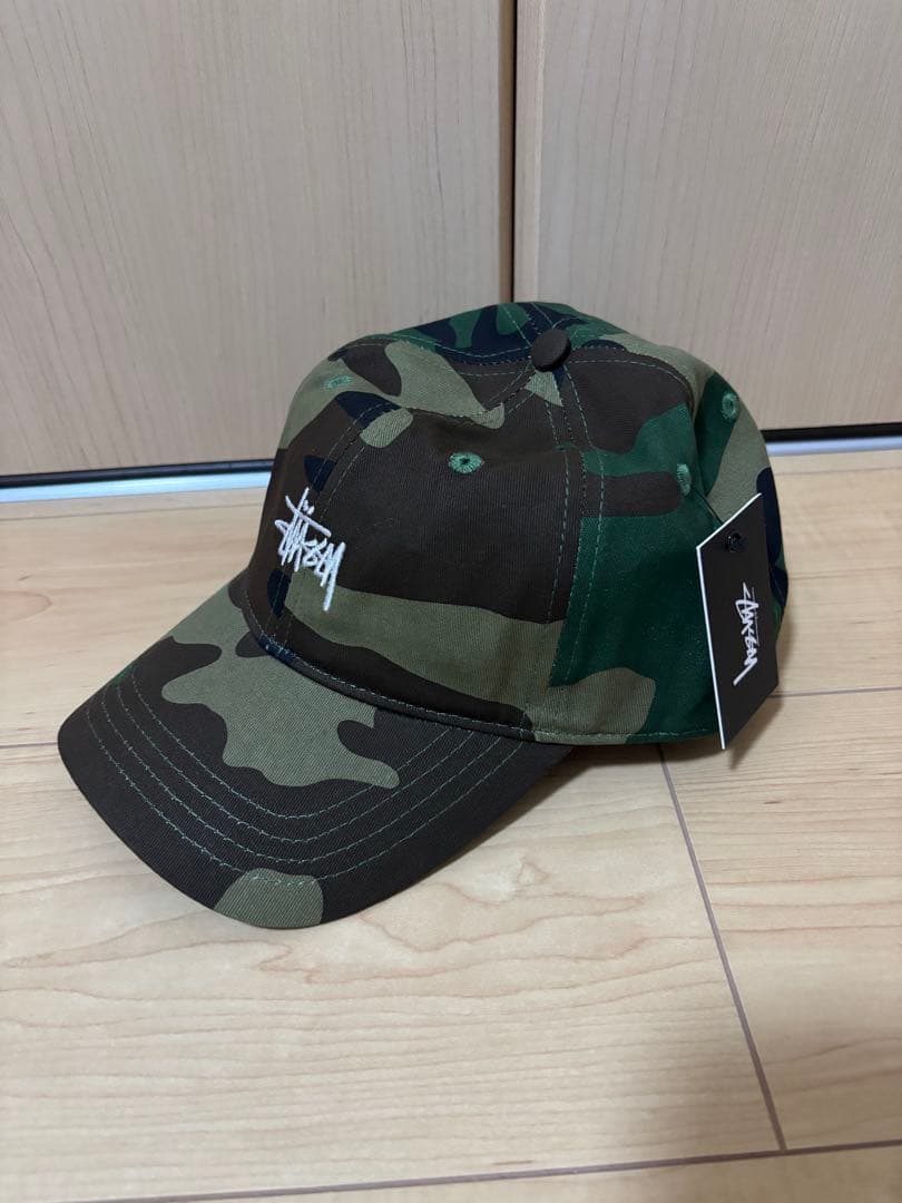 Stussy カモフラージュ ベースボールキャップ - メルカリ