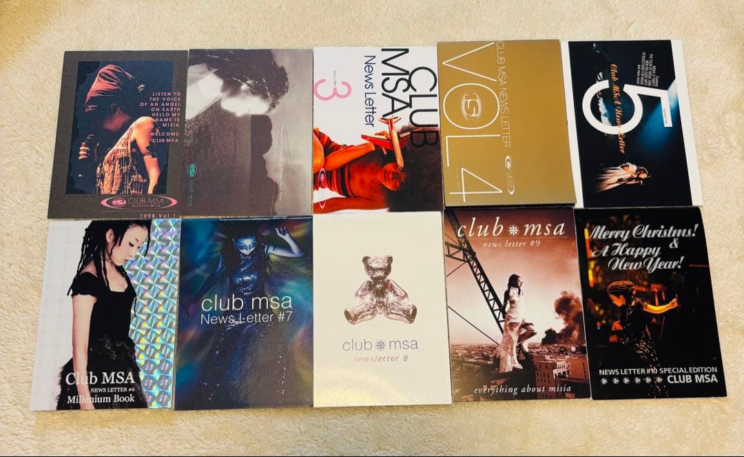 【33冊まとめ売り】MISIA ファンクラブ　会報誌　vol.1〜33