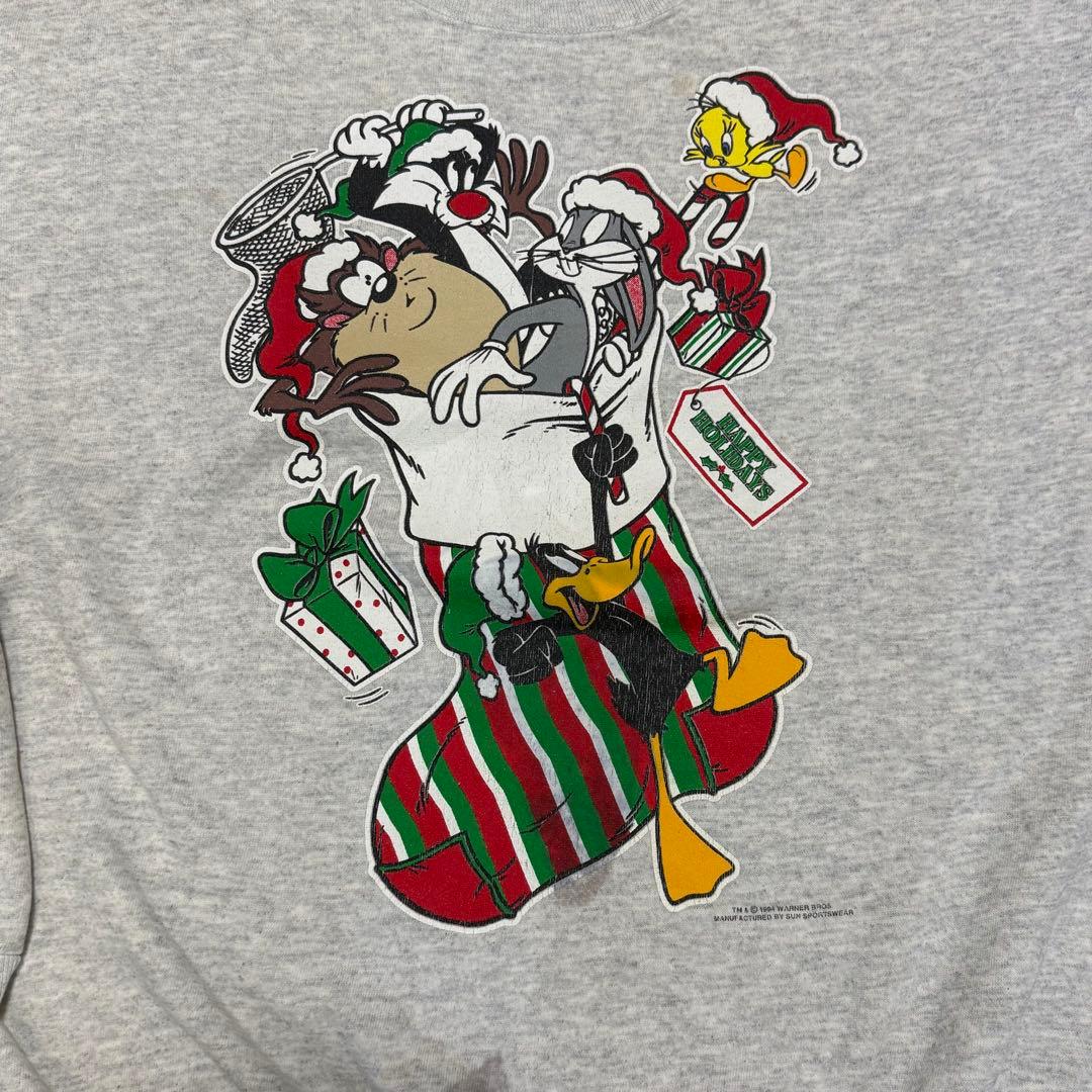 90s ワーナー・ブラザーズ スウェット USA製 ルーニートゥーンズ