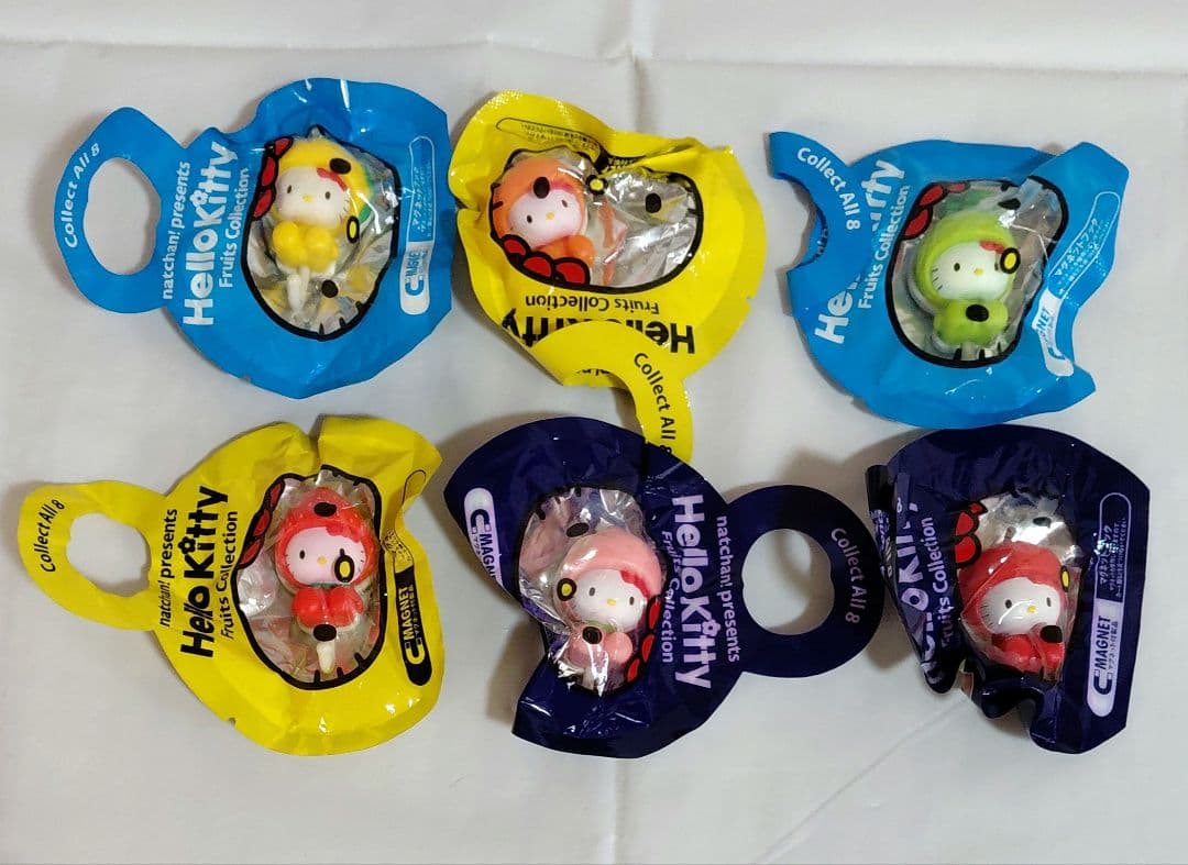 ハローキティ なっちゃん マグネット　フルーツコレクション レトロ ハローキティ×なっちゃん フルーツコレクション マグネット