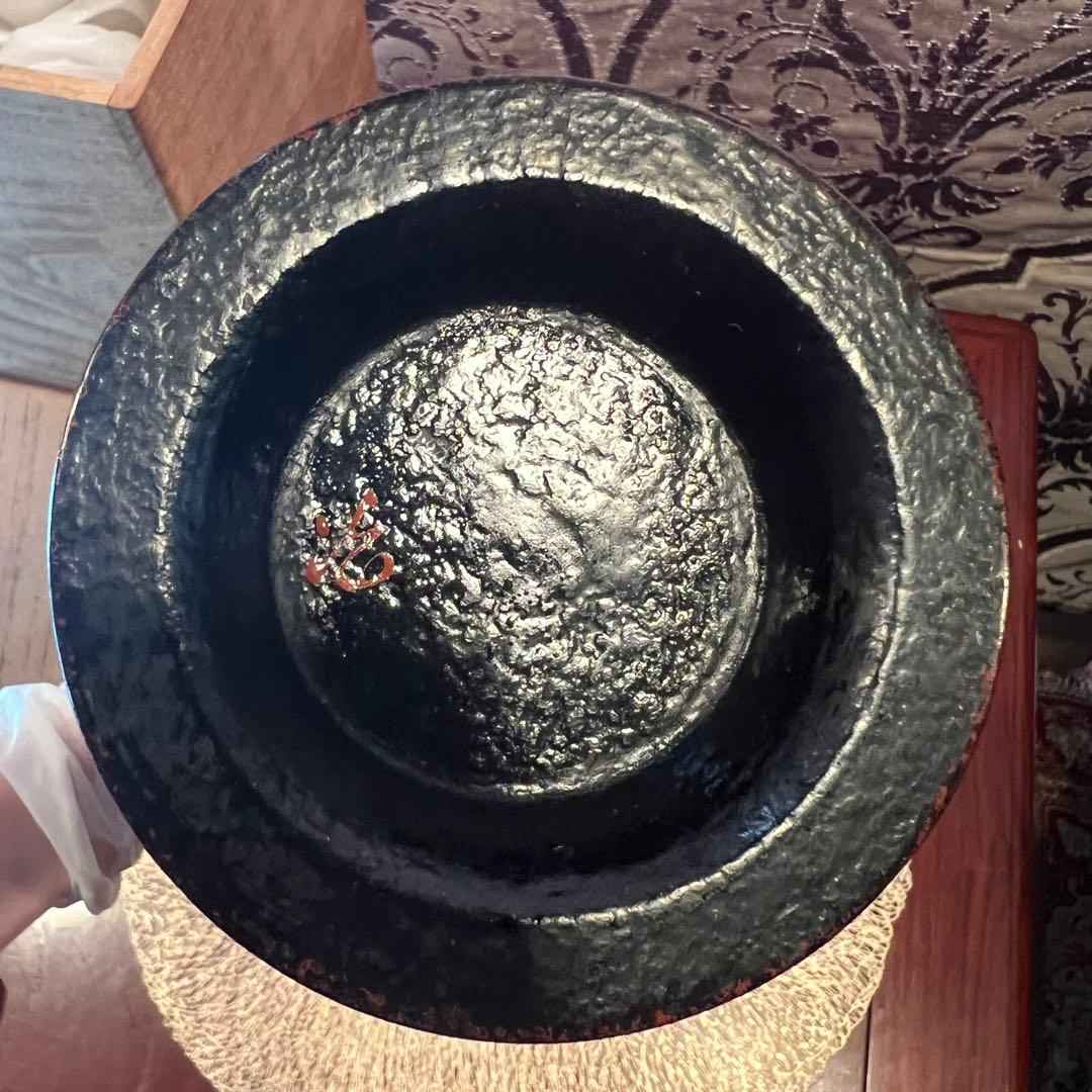 希少 二代目 村瀬治兵衛 花入 根来 日本美術 漆工芸 lacquerware