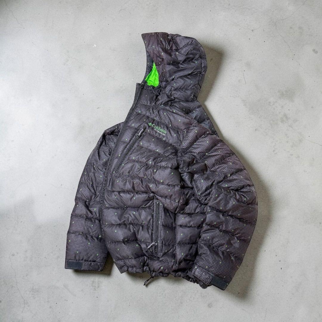 希少カラー Columbia アルパインダウンパーカ クレイターレイク