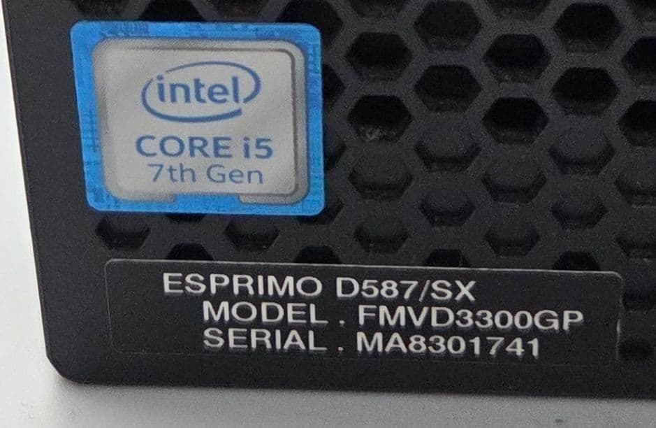 富士通 ESPRIMO D587/SX Windows11 SSD 500GB