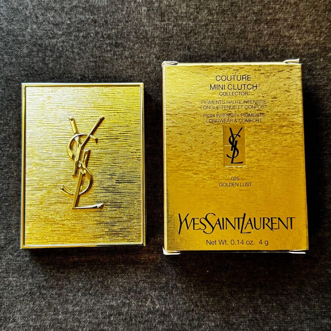イヴ サンローラン クチュール ミニ クラッチ 025 ゴールデン ラスト