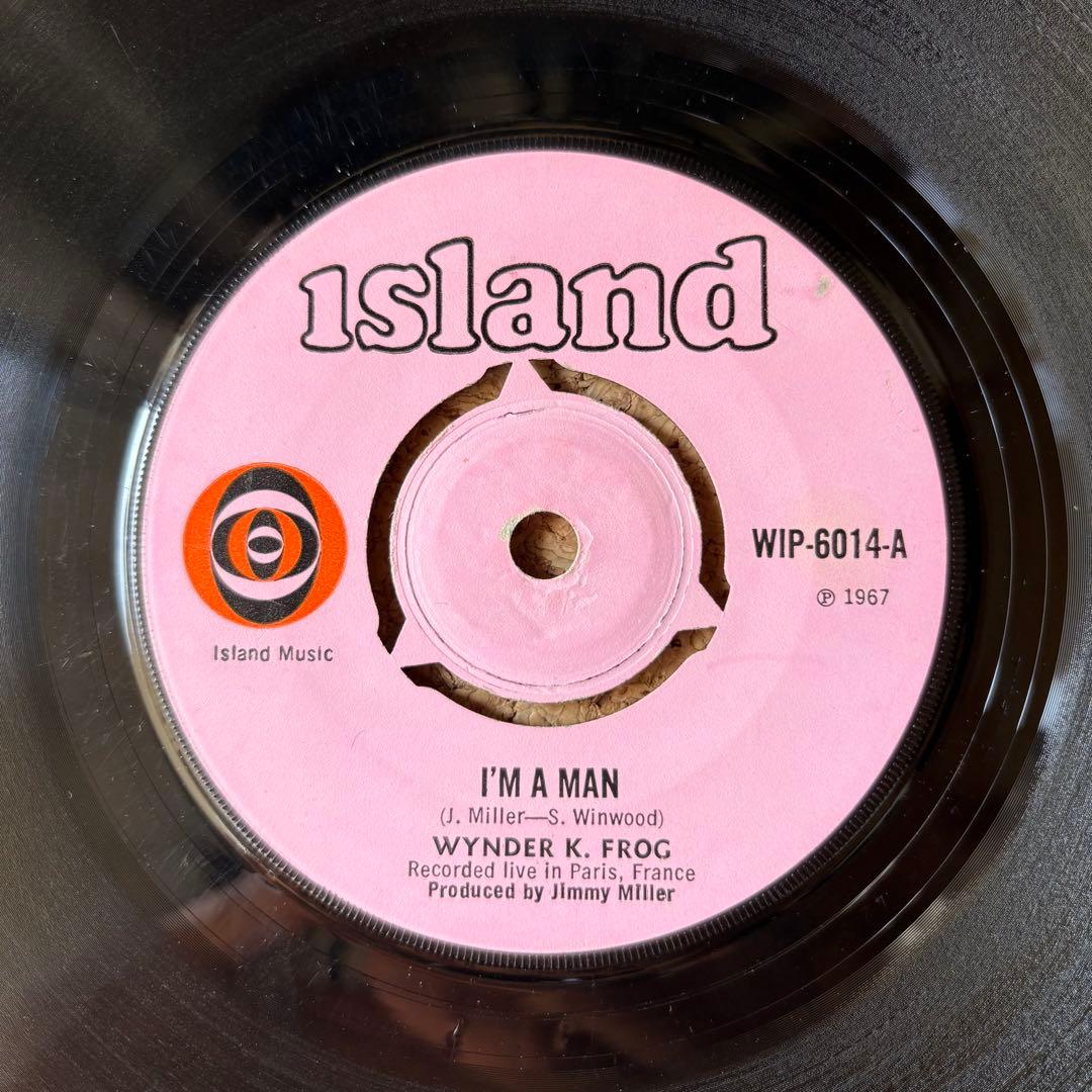 60s・mod・ハモンド【Wynder K. Frog・I Am A Man】 Wynder K. Frog – I Am A Man – Vinyl (7