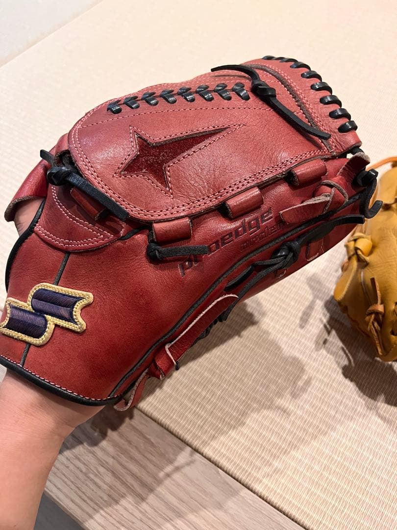 あーる様 SSKプロエッジ 軟式投手用オーダーグローブ 最終値下げ proedge SSK エスエスケイ プロエッジ 軟式投手用グラブ オーダー プロ