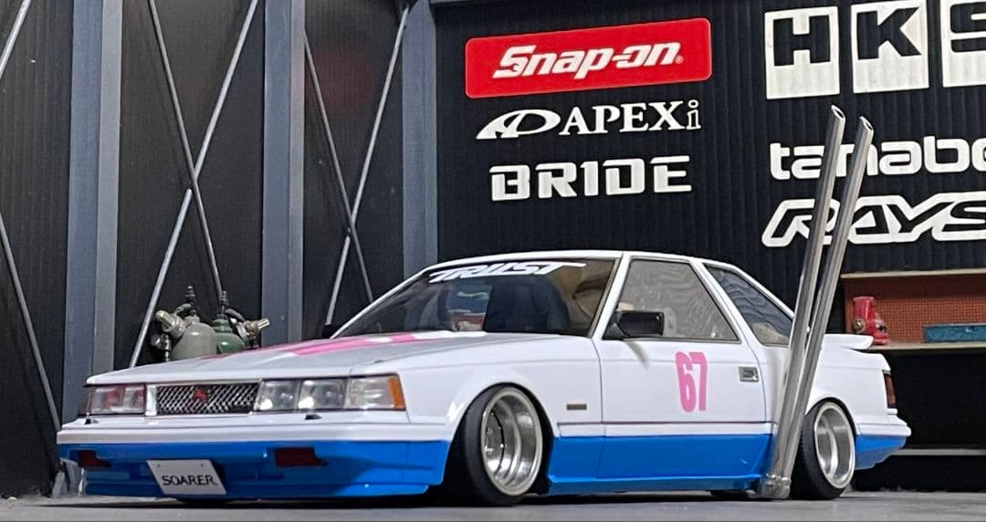 1/18 IG シャコタンブギ　ハジメのソアラ仕様★新品【改カスタム★】 ハジメのソアラ｜株式会社 青島文化教材社