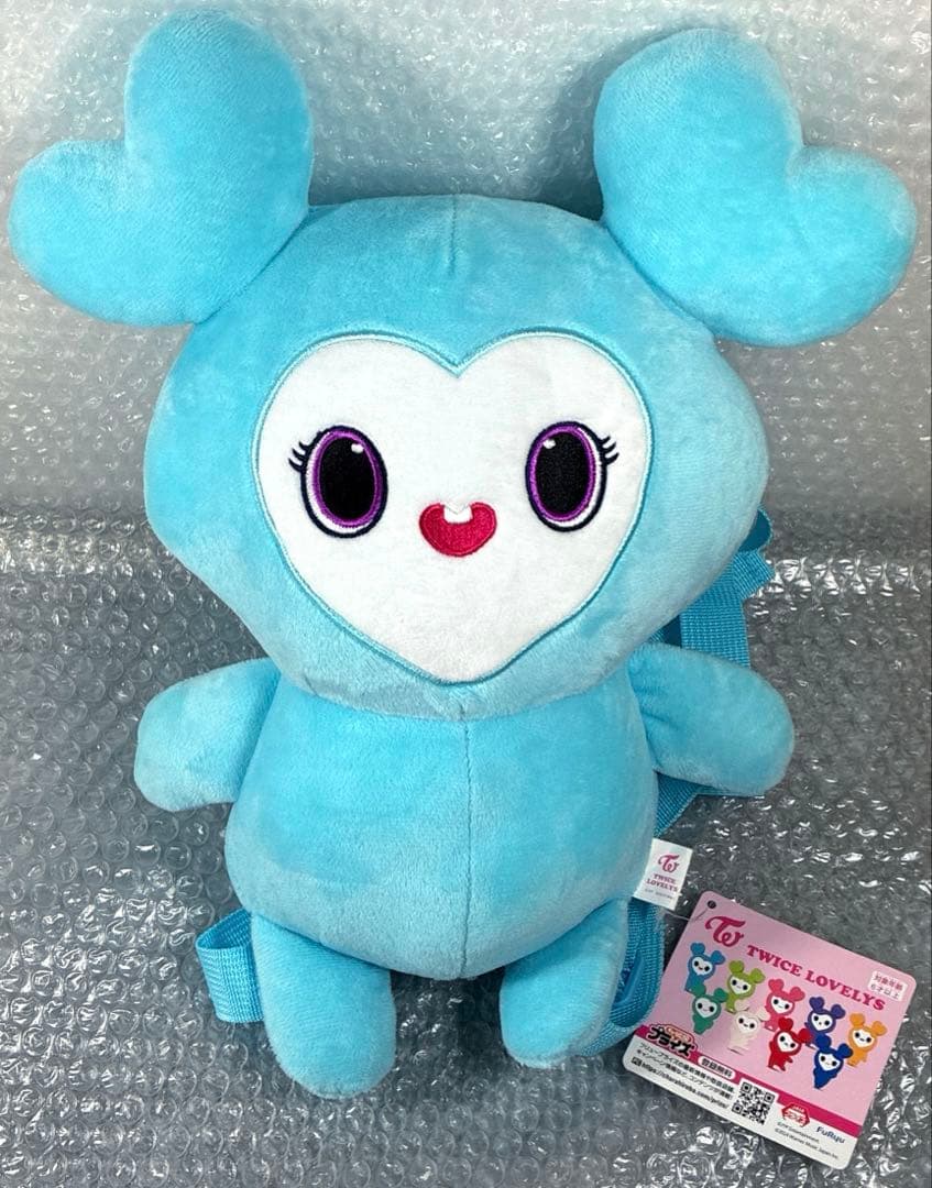 GiGO限定 TWICE gigo 限定 ナブリーナヨン　ぬいぐるみリュック TWICE GIGO LOVELY MIVELY MINA Hug plush, backpack, Scrunchie