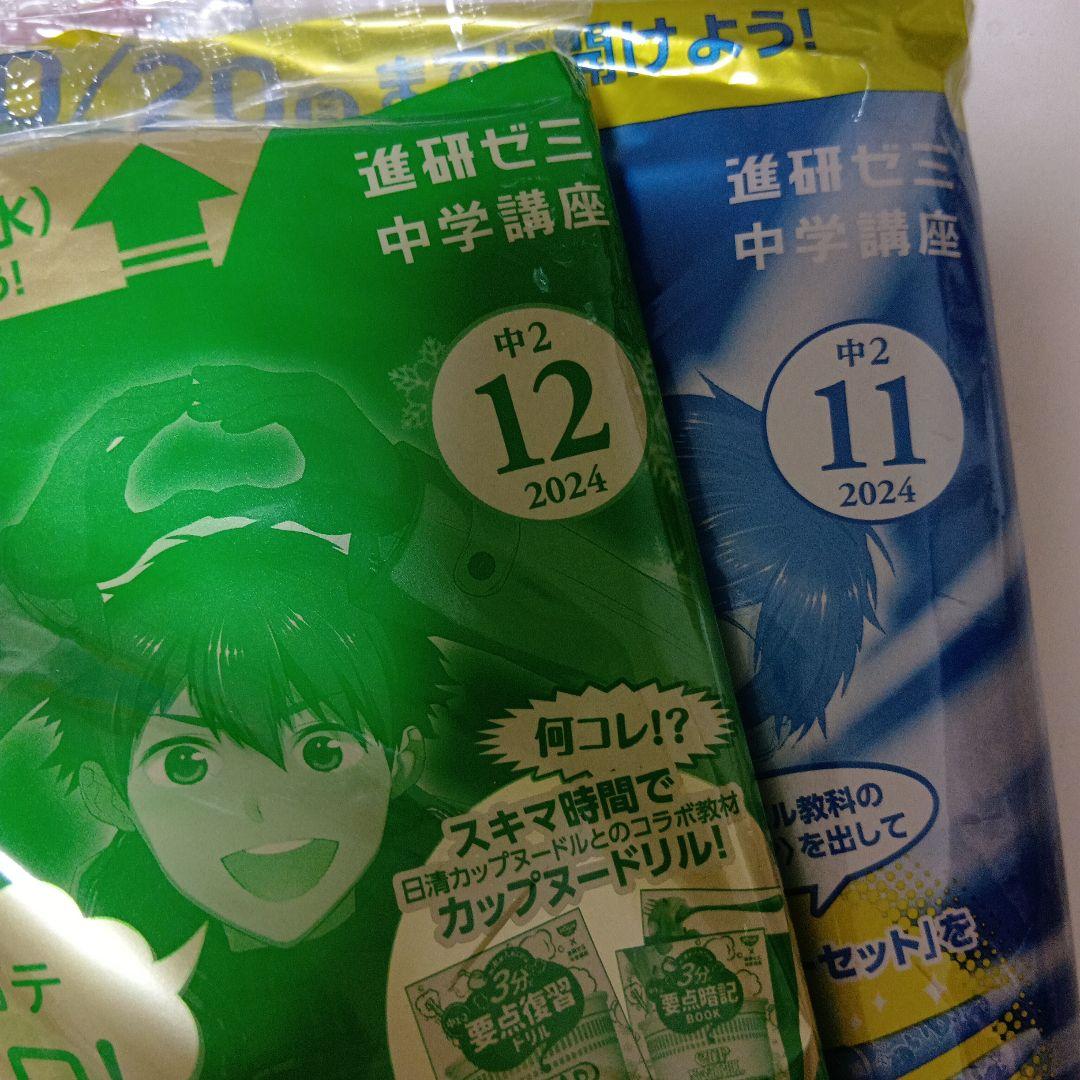 進研ゼミ 中学講座 中学2年生 10月〜3月 - メルカリ