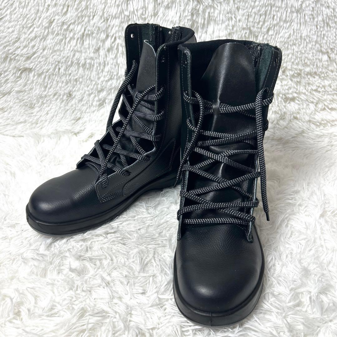 【未使用品】安全靴 26.0cm ブラック WS33 静電靴 消防 長編上