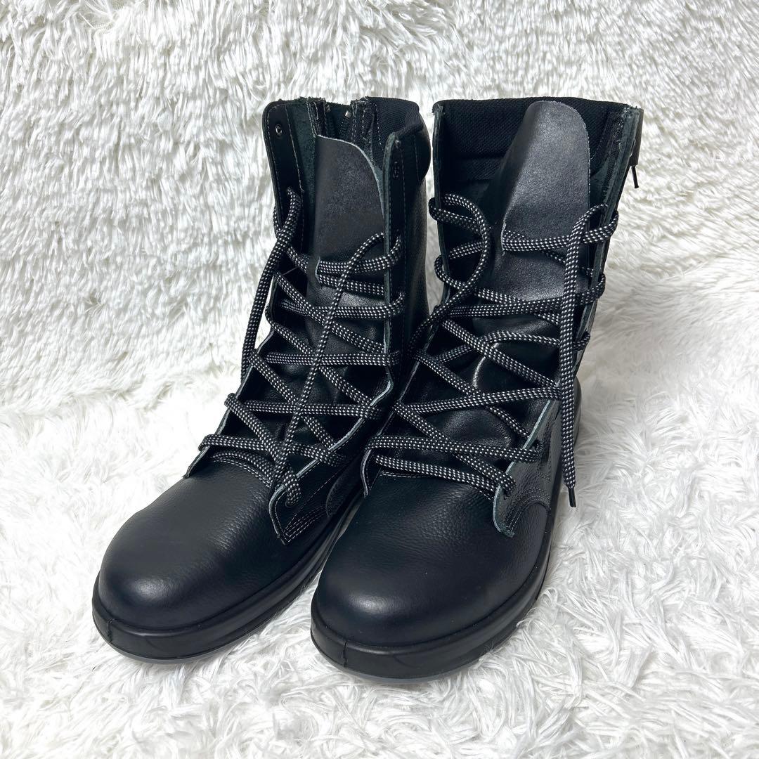 【未使用品】安全靴 26.0cm ブラック WS33 静電靴 消防 長編上