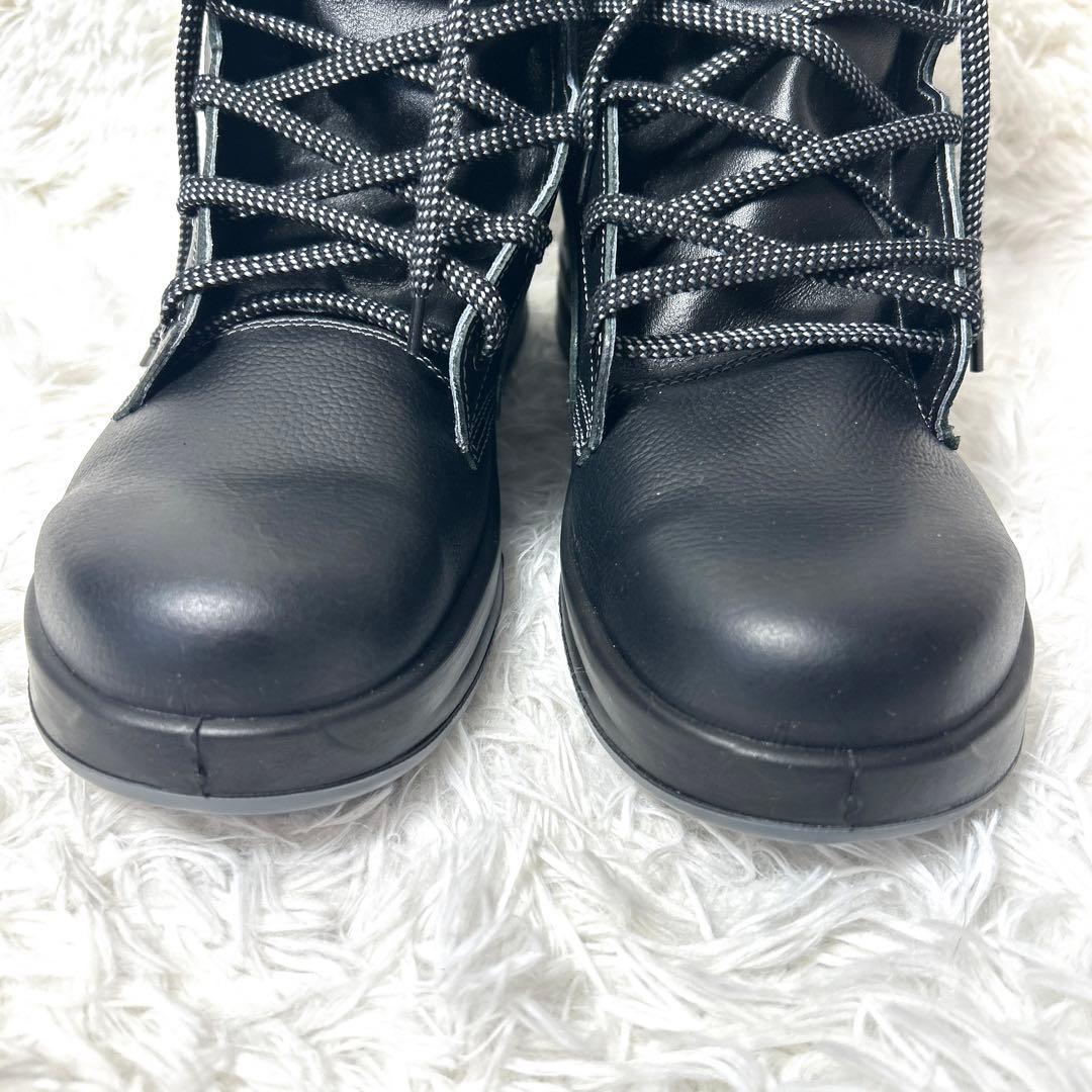 【未使用品】安全靴 26.0cm ブラック WS33 静電靴 消防 長編上