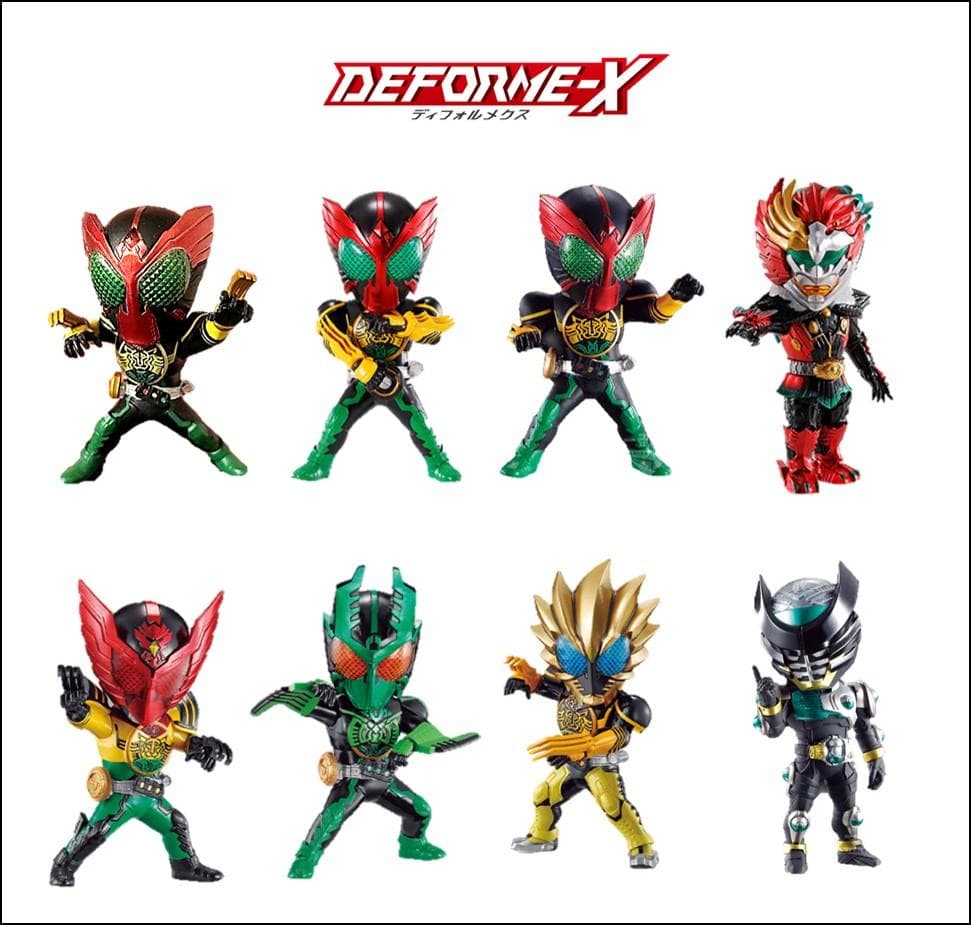 開封品】 ▽一番くじ デフォルメクス 仮面ライダー オーズ 8体セット