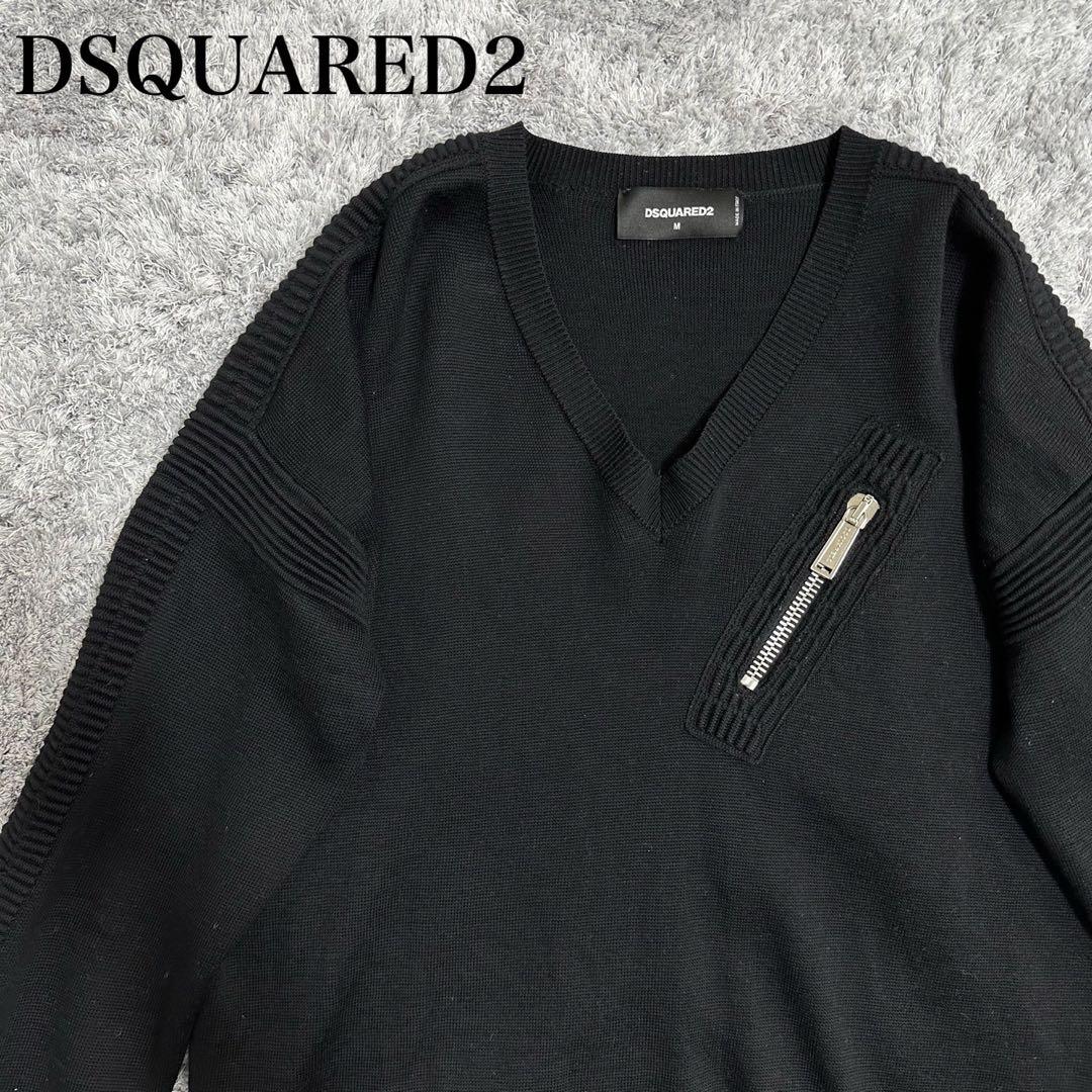 超希少◎】DSQUARED2 ウールニット ジップデザイン 美品 完売モデル◎