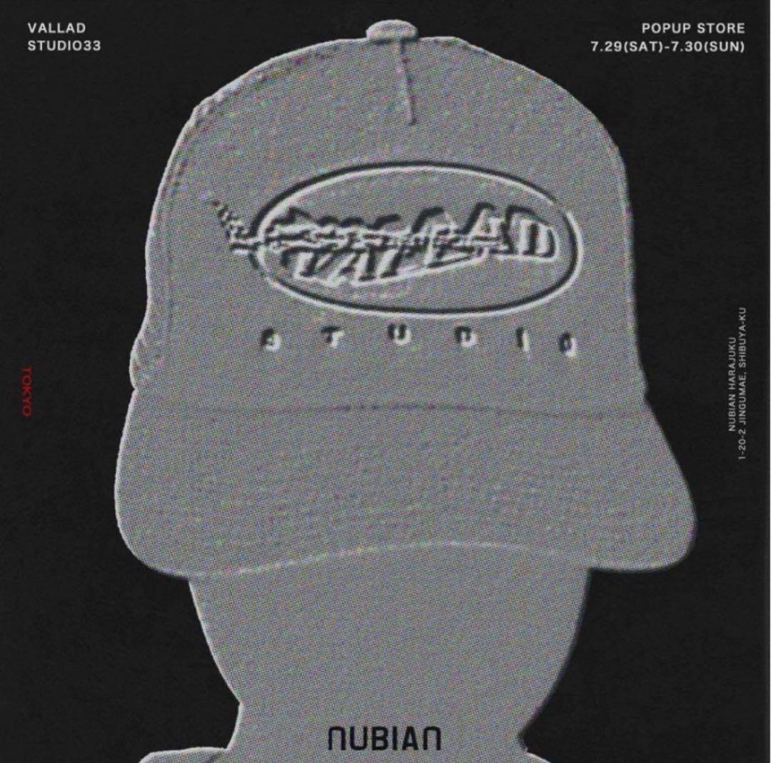 VALLAD STUDIOメッシュキャップ POPUP限定刺繍 BLK IO - メルカリ