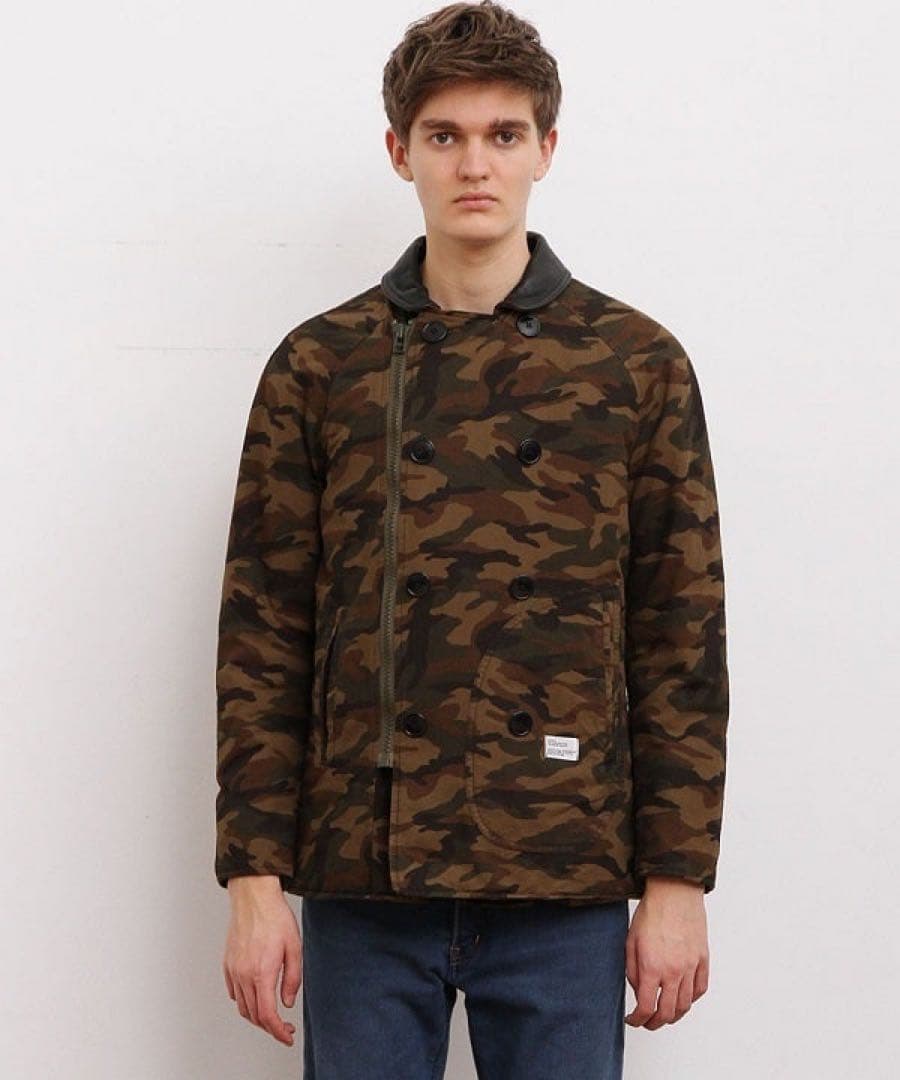 ジャケット・アウター 843 16AB5408 DECK CAMO PEA COAT \"MARLON\"