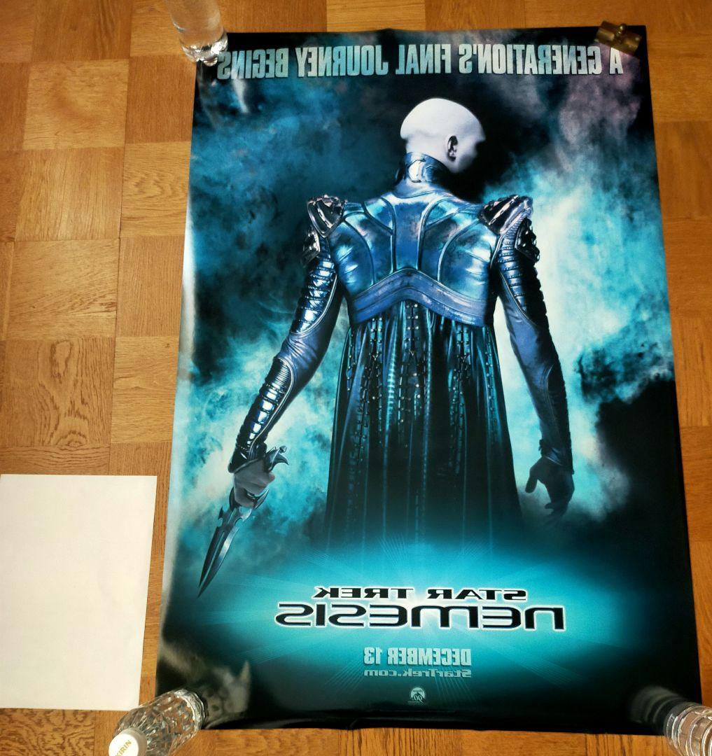 値下☆断捨離☆激レア☆スタートレック☆ネメシス☆特殊反転両面印刷☆ポスター