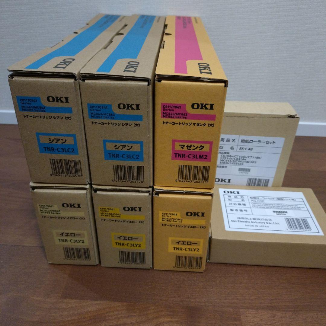 OKI　トナーカートリッジ6本＋給紙ローラー2種　セット Amazon | OKI 給紙ローラセット (セカンドトレイ用 / C8800dn