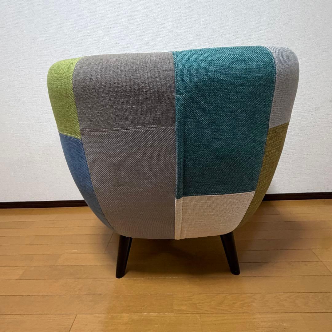 極美品✨】② フランフラン ナビア パッチワーク 1人用 ソファ 廃盤