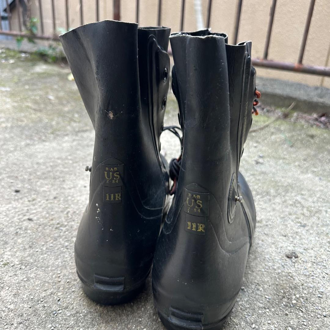 米軍 US.ARMY ミッキーブーツ バニーブーツ ラバーブーツ 1983年