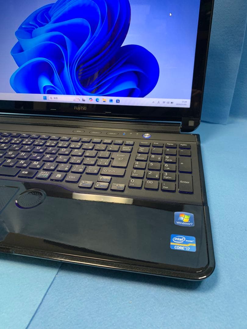 富士通/2th i7/Win11Pro/Office2021/新SSD/8GB⑦