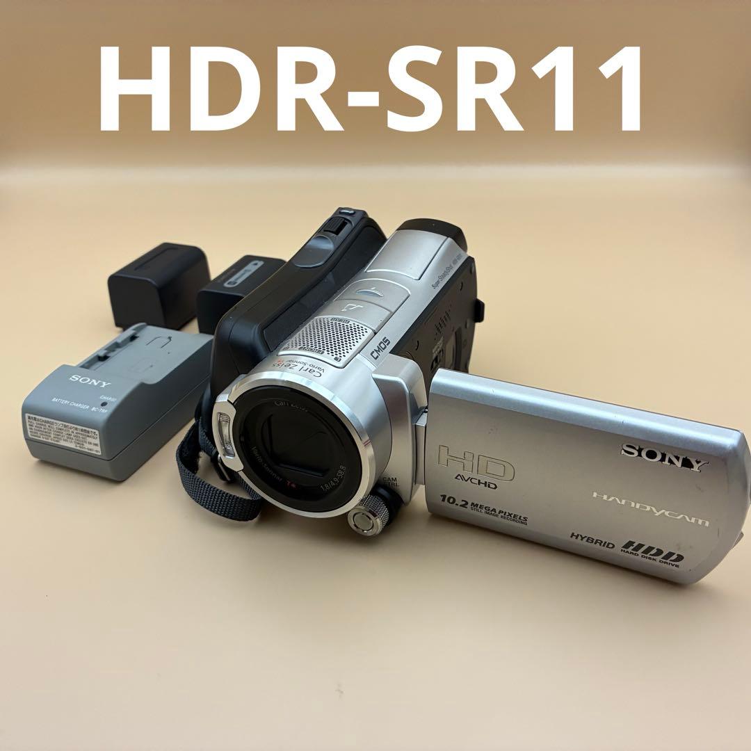 美品★ SONY HDR-SR11 大容量60GB内蔵 ツァイスレンズ Amazon.co.jp: SONY ビデオカメラ Handycam SR11 内蔵ハードディスク