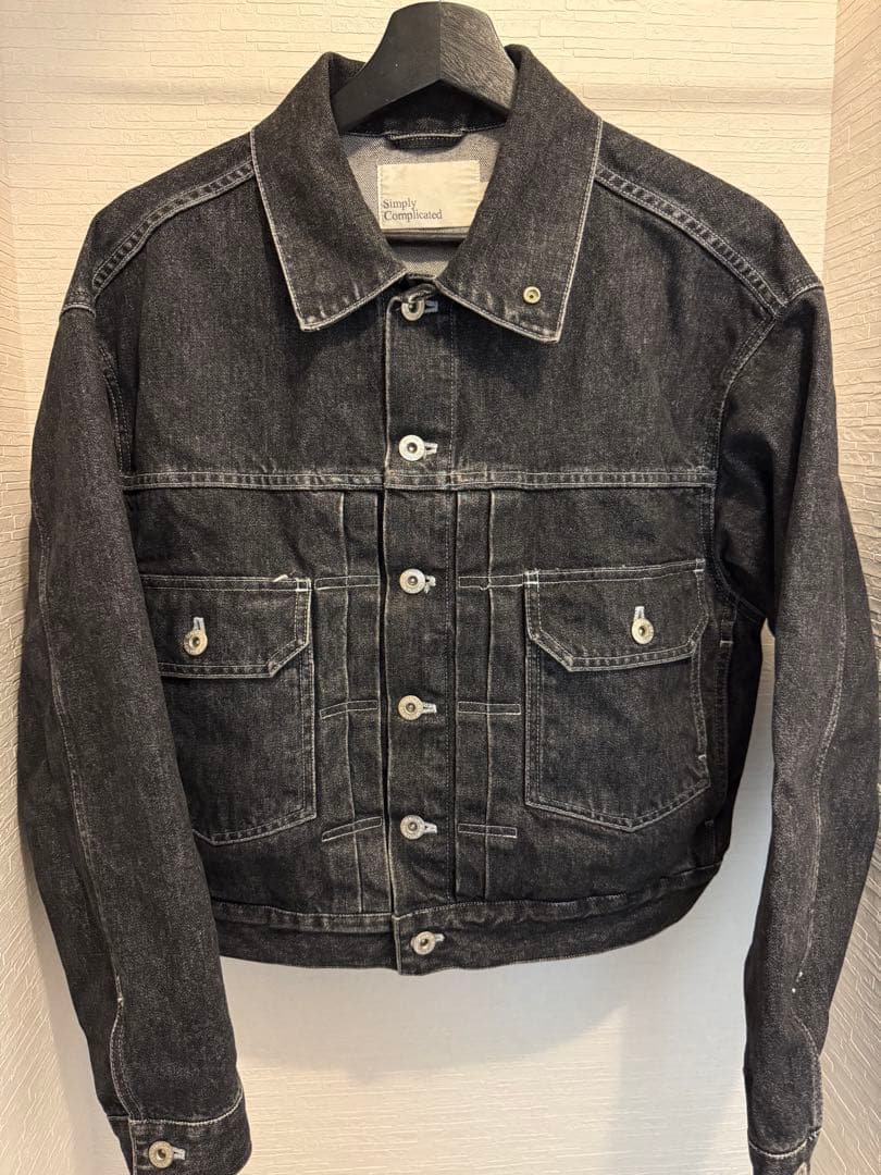 simply complicated BF DENIM JACKET STONE