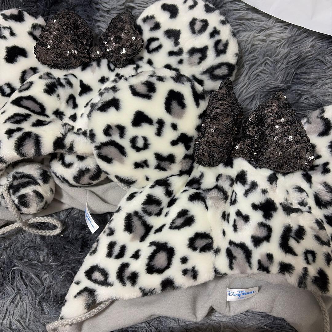 ヒョウ柄 ミニーマウス ファンキャップ - メルカリ