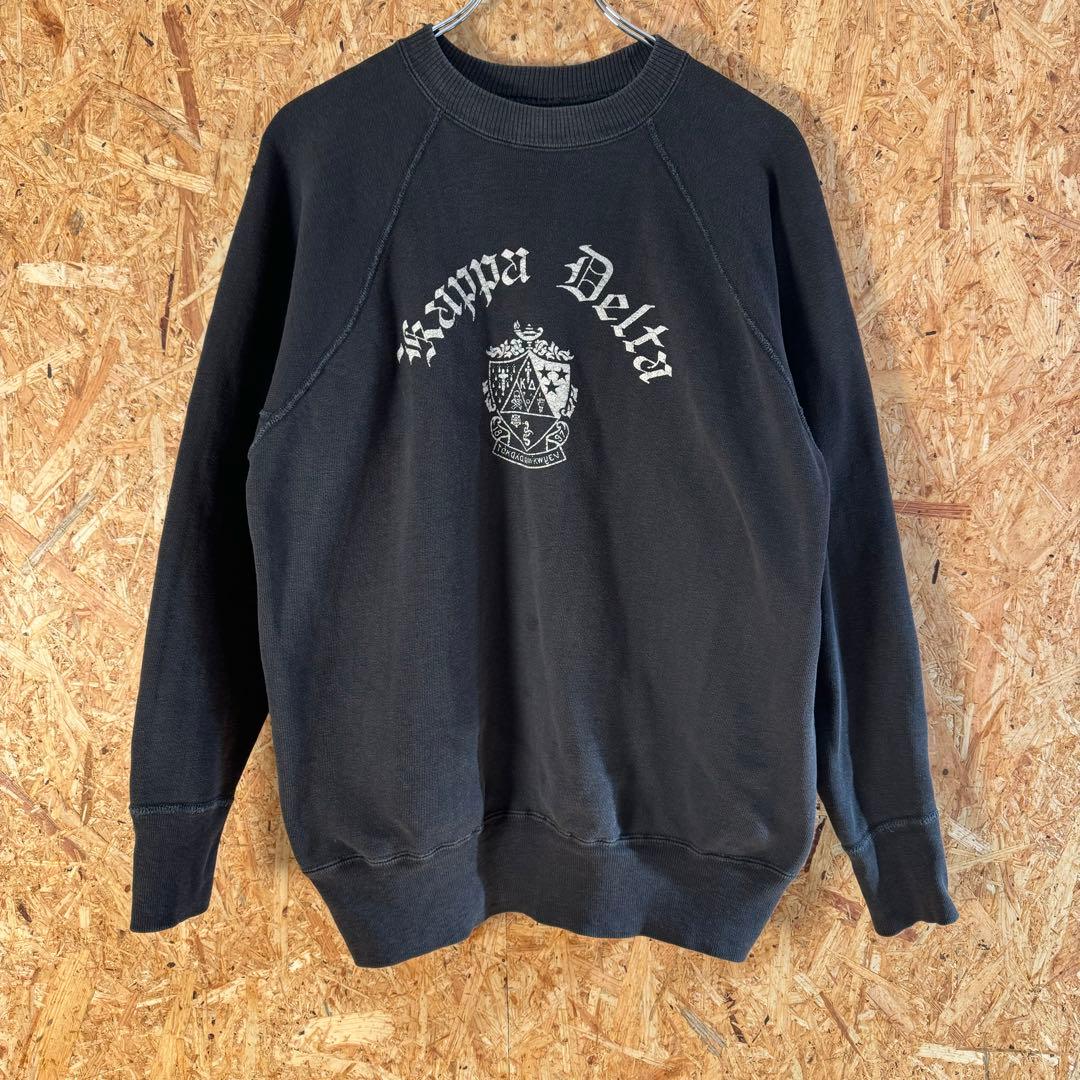 60s KAPPA DELTA ビンテージ スウェット フェードブラックM-L - メルカリ