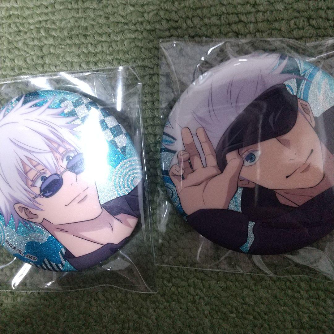 呪術廻戦グッズ「五条悟」ラメキラカンバッジセット 新品、未使用品