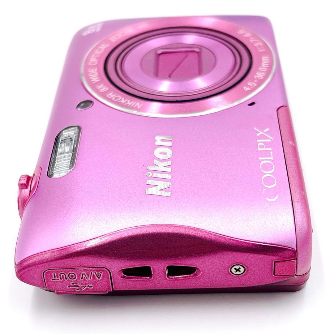 Nikon ニコン COOLPIX S3700 ピンク デジカメ Wi-Fi搭載 - メルカリ