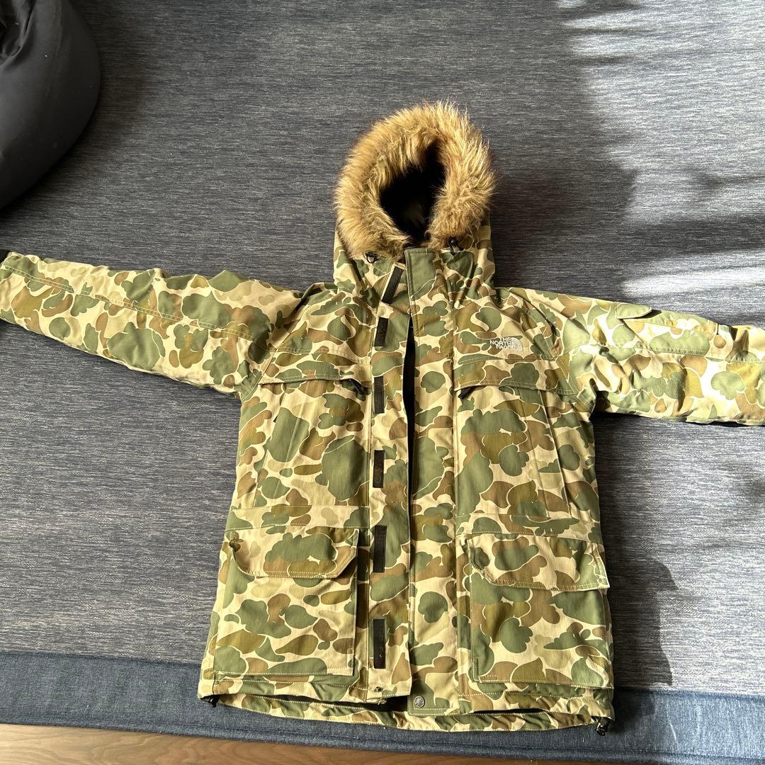 ノースフェイス マクマードパーカー ダウンパーカー 迷彩/カモフラ