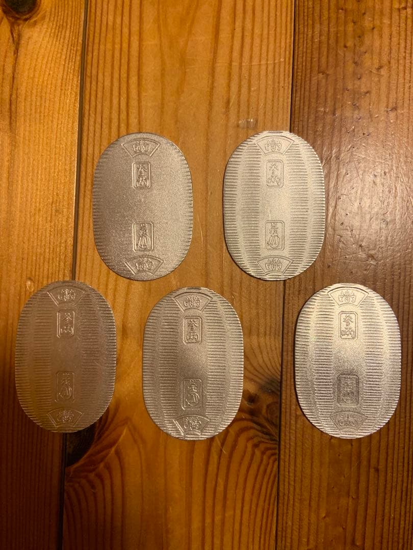 佐川急便 純銀小判 5枚セット