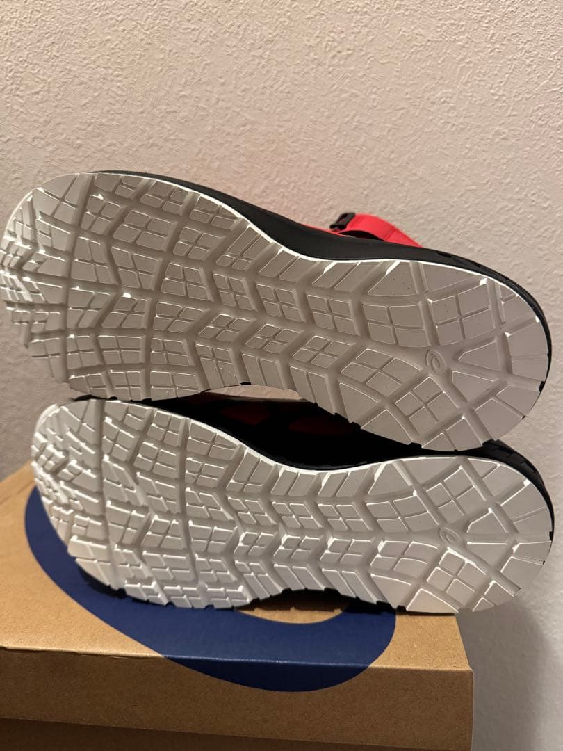 アシックス　ウィンジョブ　CP304 BOA 25.5cm レッド/ブラック