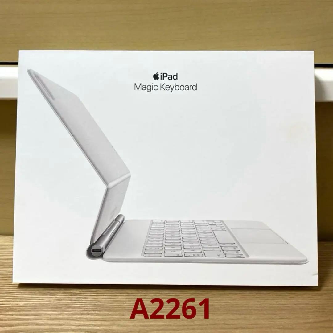 Apple iPad Magic Keyboard ホワイト　　日本語 Magic Keyboard for iPad Pro 13‑inch (M5) - Japanese - White - Apple